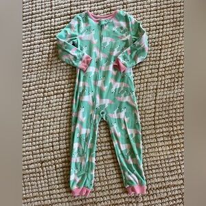 Carter's Unicorn Print Kids Pajama - Mint and Pink